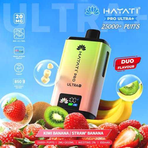 Flavour of Hayati Pro Ultra Plus 25000 Prefilled Pod Box of 5 - Dual