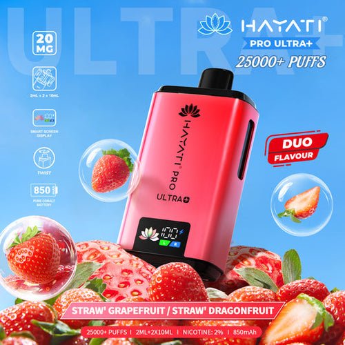 Flavour of Hayati Pro Ultra Plus 25000 Prefilled Pod Box of 5 - Dual