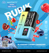 Hayati Rubik 7000 Dispsoable Vapes Pack of 5 with Flavour Blueberry Cherry Cranberry