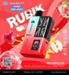 Hayati Rubik 7000 Dispsoable Vapes Pack of 5 with Flavour Red Apple Ice