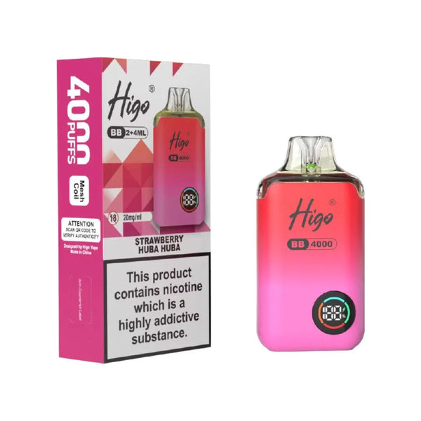 Higo BB4000 Prefilled Vape Pack of 10 - Wholesale Price !