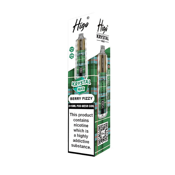 Higo Krystal Max 7500 Prefilled Vape Pack of 10 - Wholesale Price !