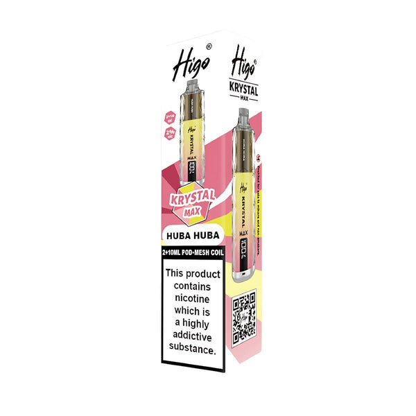 Higo Krystal Max 7500 Prefilled Vape Pack of 10 - Wholesale Price !