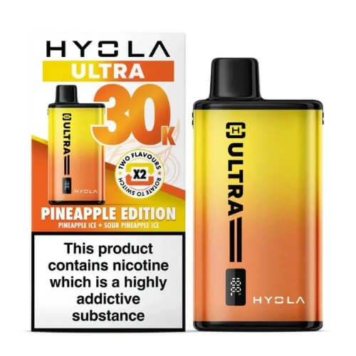 Hyola Ultra 30k Prefilled Pod Vape Kit - Box of 5 - Eliquid Base - Pineapple Edition