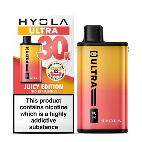 Hyola Ultra 30k Prefilled Pod Vape Kit - Box of 5 - Eliquid Base - Juicy Edition