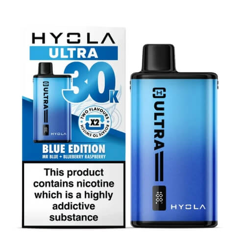 Hyola Ultra 30k Prefilled Pod Vape Kit - Box of 5 - Eliquid Base - Blue Edition