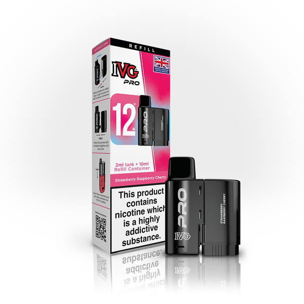 IVG Pro 12 Prefilled Vape Pods Box of 10 - #Simbavapeswholesale#