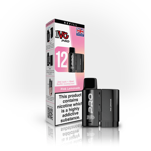 IVG Pro 12 Prefilled Vape Pods Box of 10 - #Simbavapeswholesale#