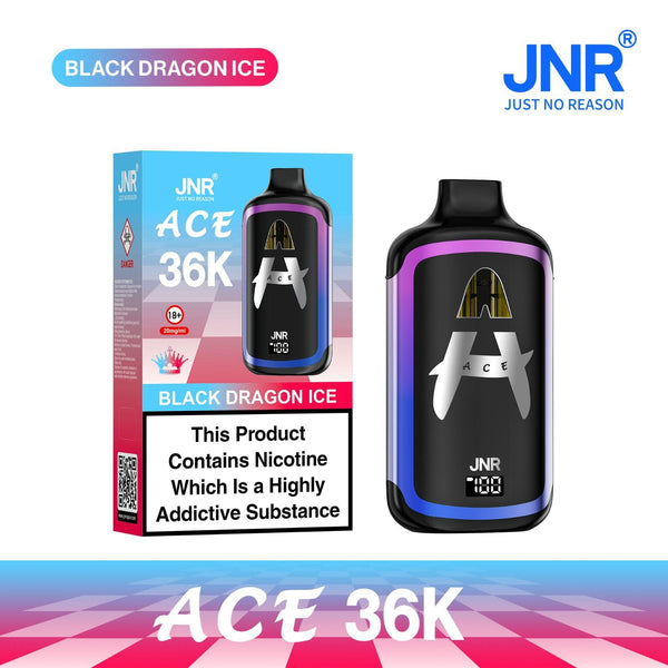 JNR ACE 36k Prefilled Vape Kit Pack of 5 - Strawberry Watermelon Ice - vapeukwholesale