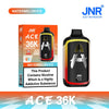 JNR ACE 36k Prefilled Vape Kit Pack of 5 - Watermelon Ice - vapeukwholesale