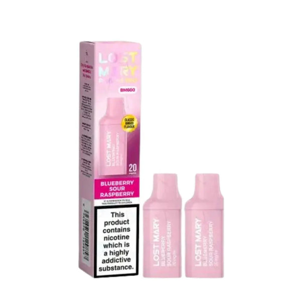Lost Mary BM600 Prefilled Pods box of 10 - Vapewholesalesupplier