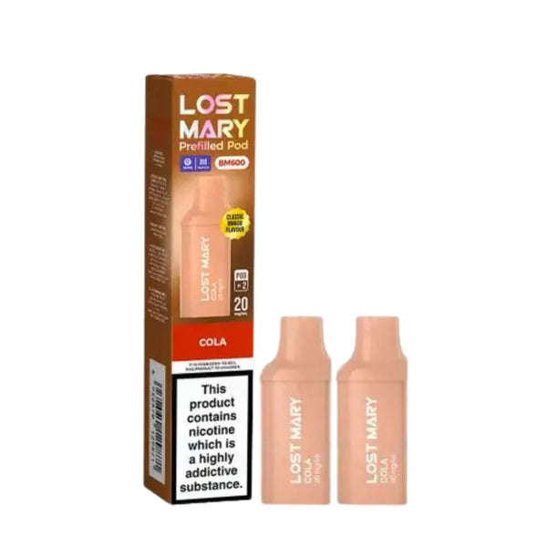 Lost Mary BM600 Prefilled Pods box of 10 - Vapewholesalesupplier