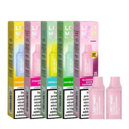 Lost Mary BM600 Prefilled Pods box of 10 - Vapewholesalesupplier