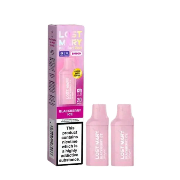 Lost Mary BM600 Prefilled Pods box of 10 - Vapewholesalesupplier