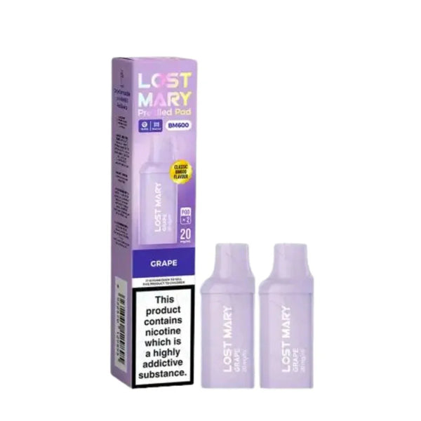 Lost Mary BM600 Prefilled Pods box of 10 - Vapewholesalesupplier
