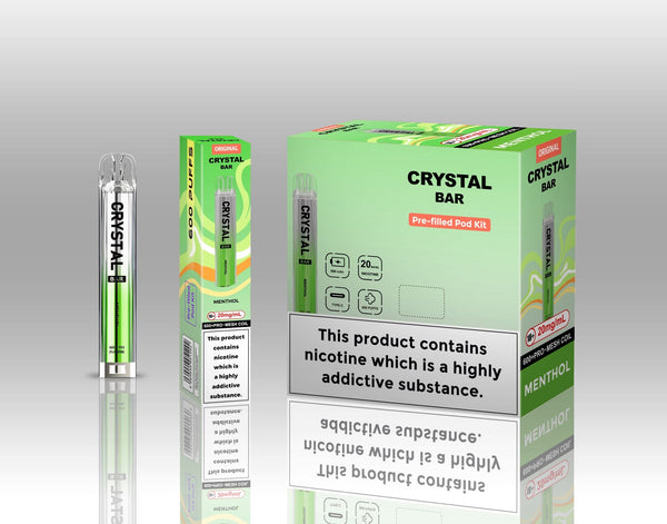 Crystal Bar Original 600 Pre-Filled Pod Kit Pack of 10