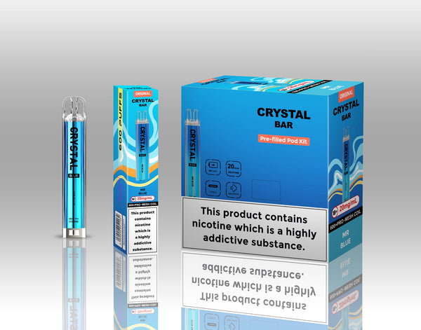 Crystal Bar Original 600 Pre-Filled Pod Kit Pack of 10
