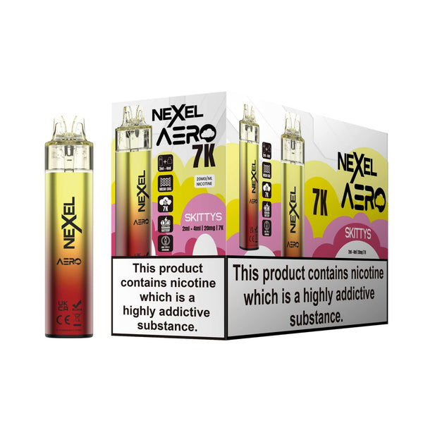 Nexel Aero 7k Prefilled Pod Vape Kit Pack of 5 - Wholesale Price !