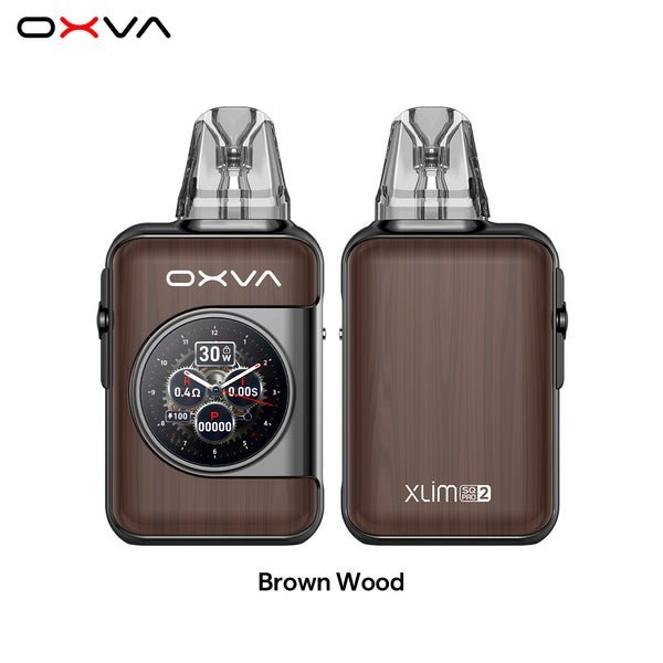 OXVA Xlim SQ Pro 2 Pod Vape Kit - Brown Wood - vapeukwholesale