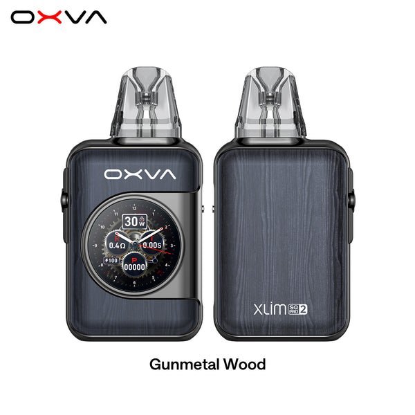 OXVA Xlim SQ Pro 2 Pod Vape Kit - Gunmetal Wood - vapeukwholesale