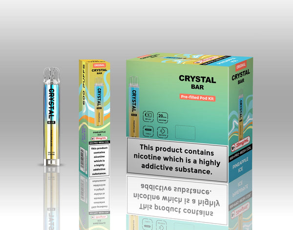 Crystal Bar Original 600 Pre-Filled Pod Kit Pack of 10