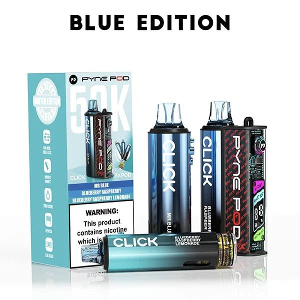 Pyne Pod Click 50k Prefilled Pod Vape Kit Box of 5 - Vape Blast Wholesale
