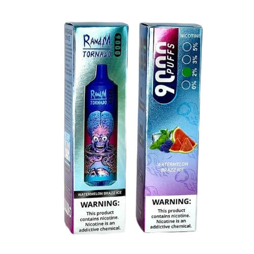 Flavour | RandM Tornado 9000 Puff Disposable Vape | Box of 10