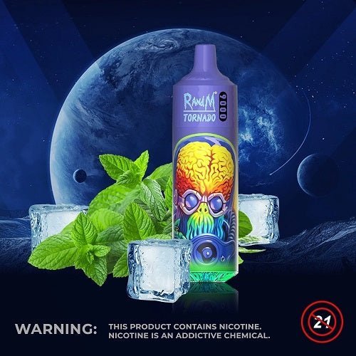 Flavour | RandM Tornado 9000 Puff Disposable Vape | Box of 10