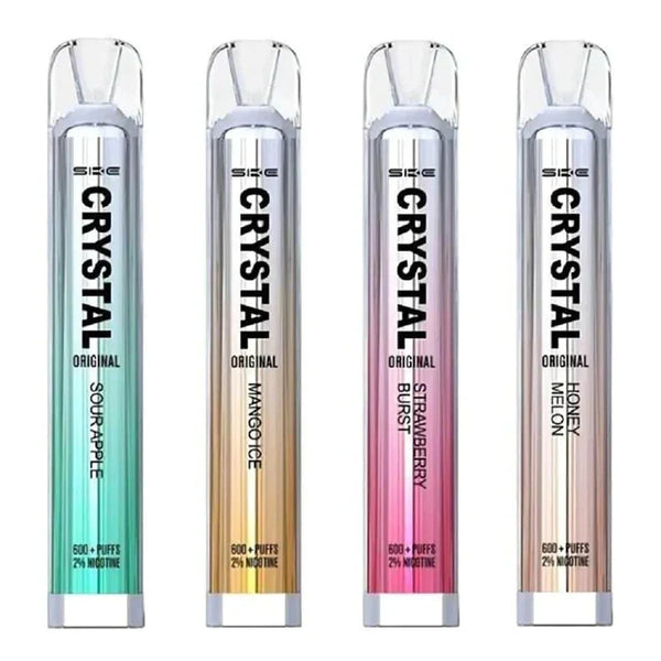 SKE Crystal Bar 600 Puffs Prefilled Pod kit Box of 10 - Vapeblast Wholesale