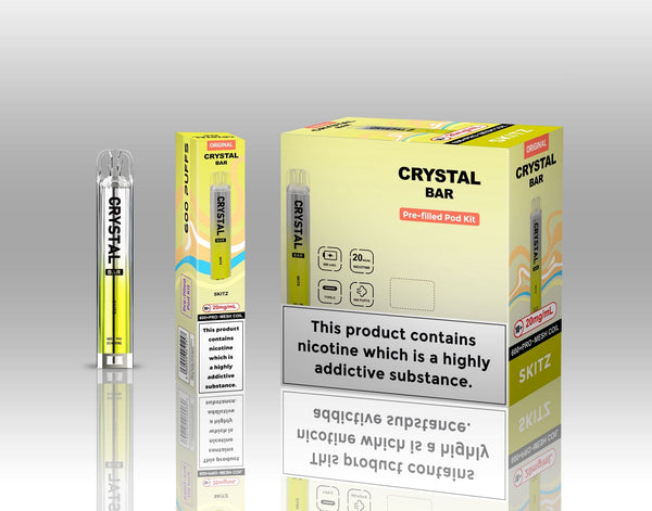 Crystal Bar Original 600 Pre-Filled Pod Kit Pack of 10