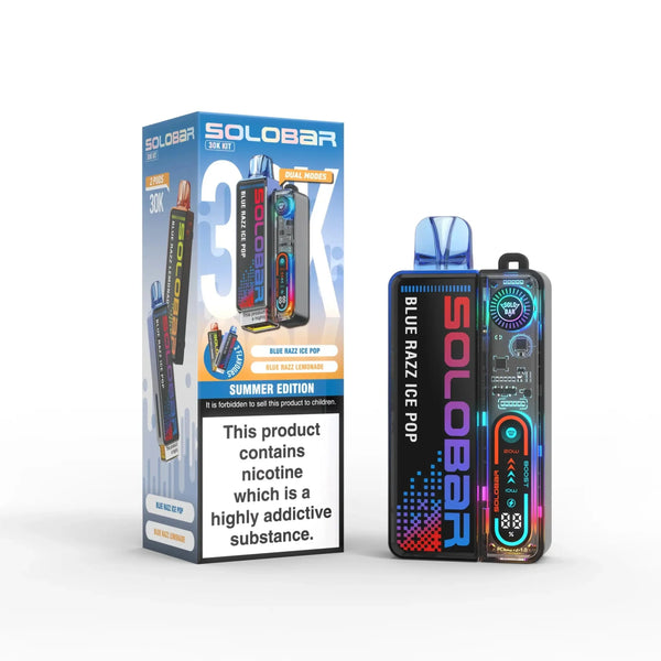 Solo Bar Boost 30K Prefilled Vape Kit Box of 5 - Summer Edition - vapeukwholesale