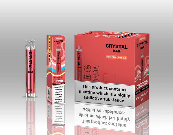 Crystal Bar Original 600 Pre-Filled Pod Kit Pack of 10