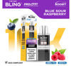 The Bling 10k Pro Max Replacement Pods (BOX OF 5) - Blue Sour Raspberry - vapeukwholesale