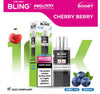 The Bling 10k Pro Max Replacement Pods (BOX OF 5) - Cherry Berry - vapeukwholesale