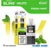 The Bling 10k Pro Max Replacement Pods (BOX OF 5) - Fresh Mint - vapeukwholesale