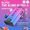 The Bling Ultra Plus 30k Prefilled Vape Pod Kit Box of 5 - Blue Razz Gummy Bear - vapeukwholesale