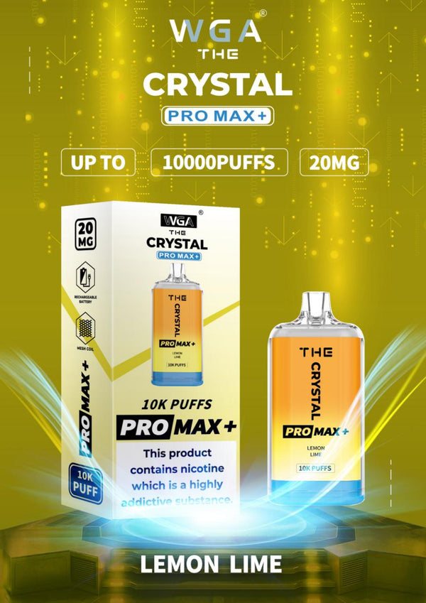 WGA Crystal Pro Max 10000 Disposable Vape | Box of 10 | Flavour