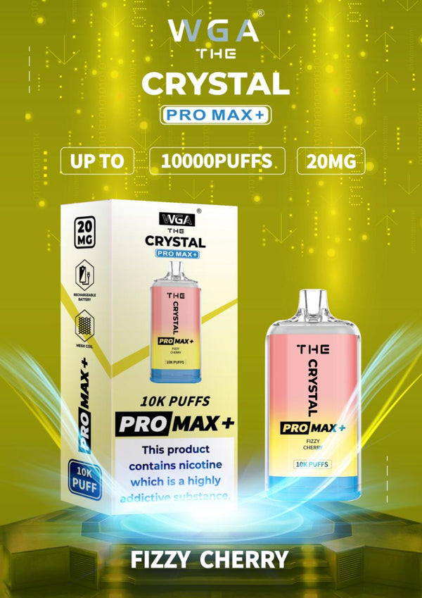 WGA Crystal Pro Max 10000 Disposable Vape | Box of 10 | Flavour