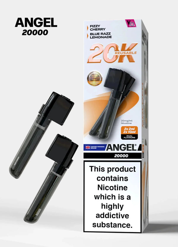 Vapes Bars Angel 20000 Prefilled Pods Box of 5 - #Simbavapeswholesale#