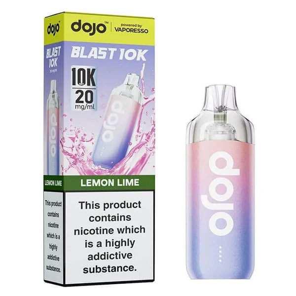 Vaporesso Dojo Blast 10k Prefilled Pod Vape Kit Box of 5 - Lemon Lime - vapeukwholesale