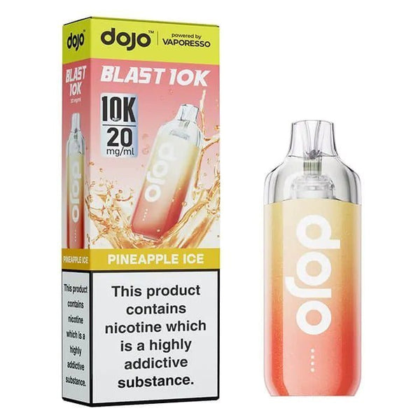 Vaporesso Dojo Blast 10k Prefilled Pod Vape Kit Box of 5 - Pineapple Ice - vapeukwholesale