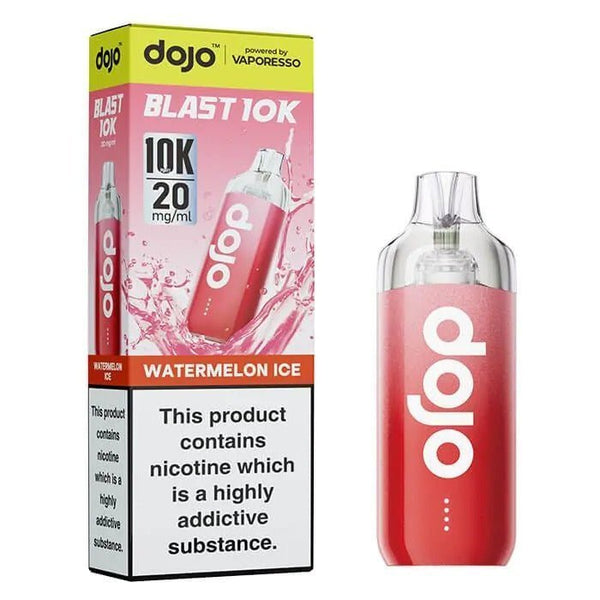Vaporesso Dojo Blast 10k Prefilled Pod Vape Kit Box of 5 - Watermelon Ice - vapeukwholesale