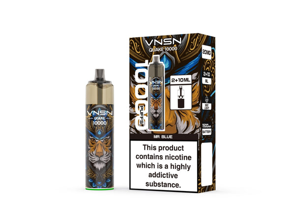 VNSN Quake 10000 Prefilled Refill Pod Vape Kit Pack of 5 - Wholesale Price !