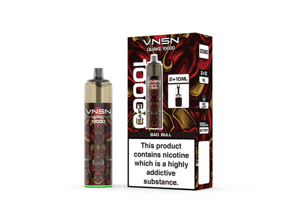 VNSN Quake 10000 Prefilled Refill Pod Vape Kit Pack of 5 - Wholesale Price !