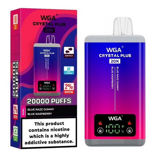 WGA Crystal Plus 20000 Vape - Flavours