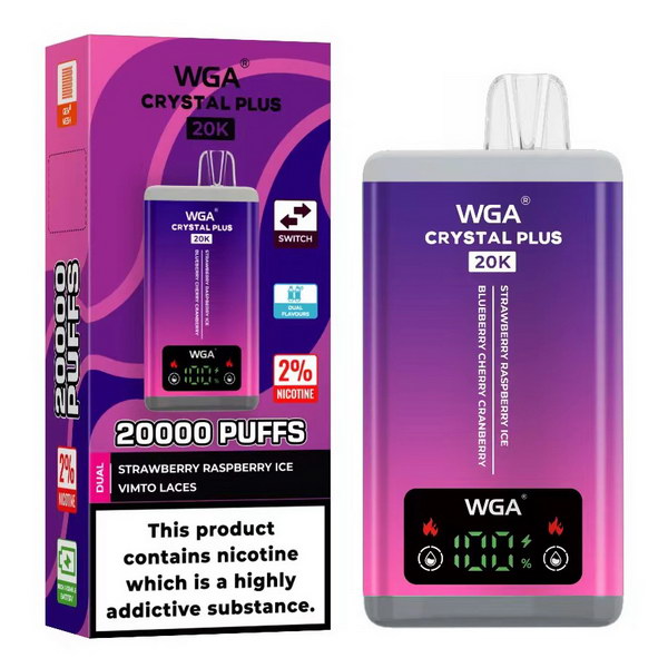 WGA Crystal Plus 20000 Vape - Flavours