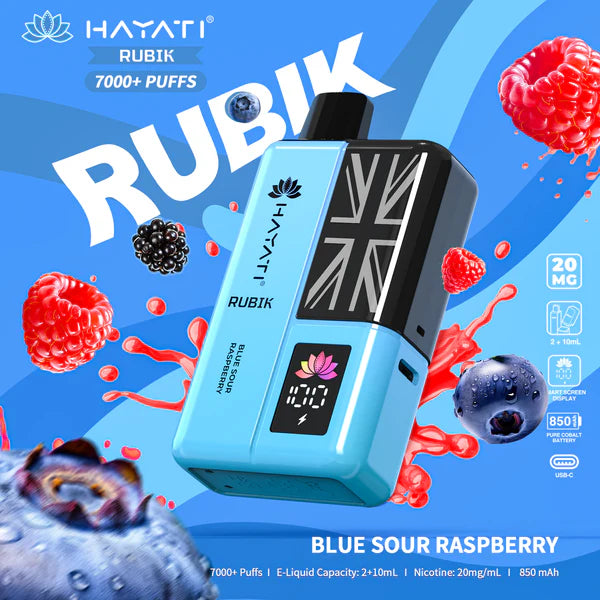 Flavour| Hayati Rubik 7000 Puffs Disposable Vape | Pack of 5 