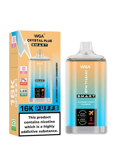 WGA Crystal Plus Smart 16000+ Puffs Vape Kit - Box of 10