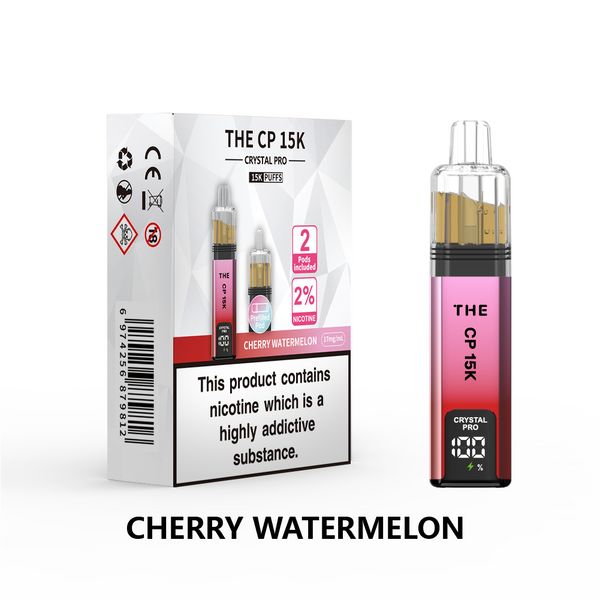 The Crystal Pro CP 15k Prefilled Vape Kit Box of 5