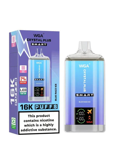 WGA Crystal Plus Smart 16000+ Puffs Vape Kit - Box of 10